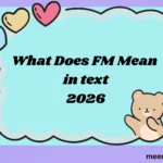 What Does FM Mean in Text