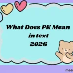 What Does PK Mean in Text