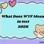 What Does WYF Mean in Text