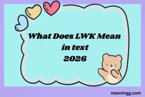 What Does “LWK” Mean in Text? (2026)