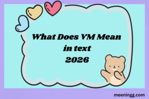 What Does VM Mean in Text? (2026)